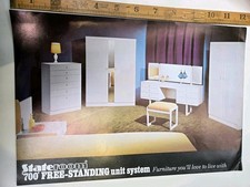Vintage 1970s Stateroom 700 Retro Furniture Brochure Stonehill Wardrobes Bedroom