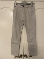 Boys Grey Next Chinos, 12-YEAR-OLD, H 152cm, Adjustable Waist