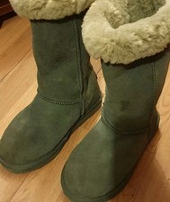 Emu Grey Sheep's Wool Boots 