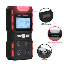4-Gas Detector Monitor Gas
