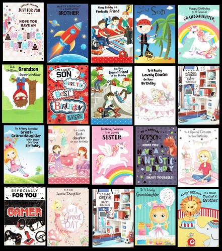 Relation birthday cards - relation,