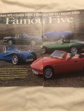 Caterham, Evante, Ginetta, Reliant Sabre, TVR S3 Roadtest PerformanceCar July 92