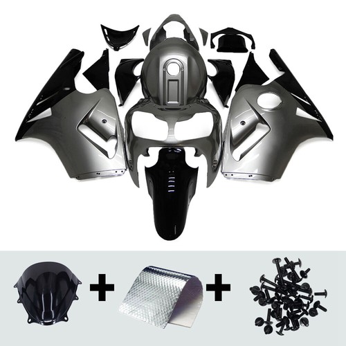 Silver black fairing - black,