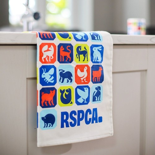 Rspca tea towel - rspca,