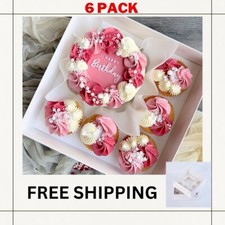 6 PACK - Bento/cupcake Boxes