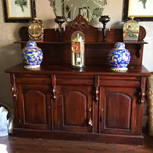 Vintage brown wooden - brown,