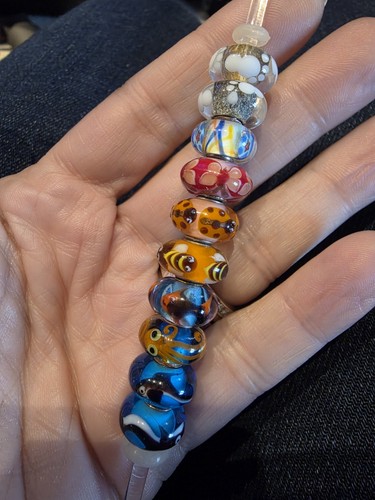 Ooak trollbead glass - trollbead,