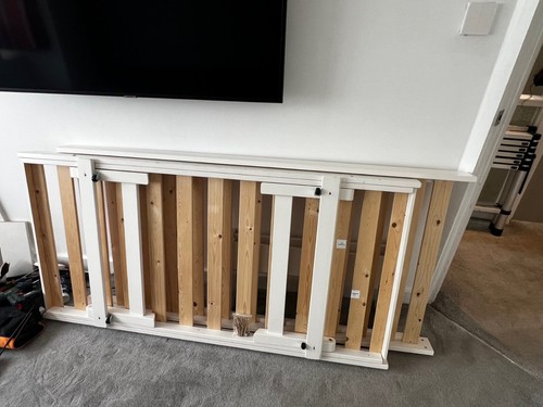 Short white trundle bed 168cm - short,
