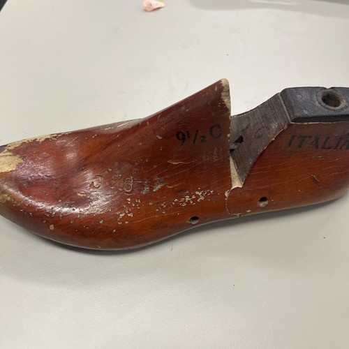 Wooden shoe last six - wooden, c