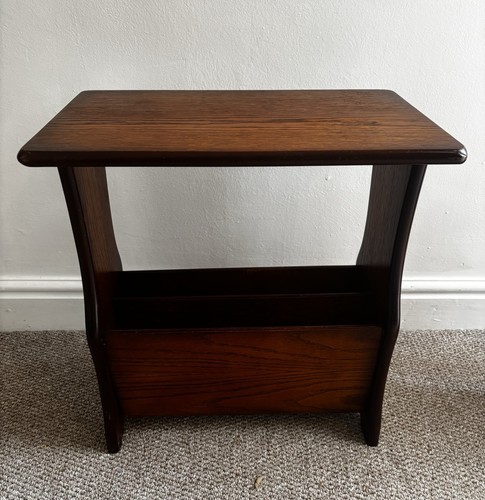 Vintage oak magazine - vintage, rack