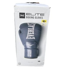 Everlast Pro Styling Elite Training Boxing Gloves Blue 12oz New!