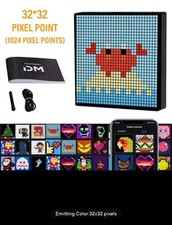 LED Pixel Art Display RGB Matrix Panel Programmable Bluetooth APP Control Screen
