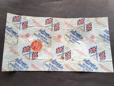 1953 CORONATION SOUVENIR ROBERTS NEW LARGE SIZE WHITE WINDSOR SOAP WRAPPER