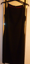 NEW SIZE 12 PRESS & BASTYAN ,BLACK STRAPPY DRESS. BUTTONED OPEN SLITS AT SIDES