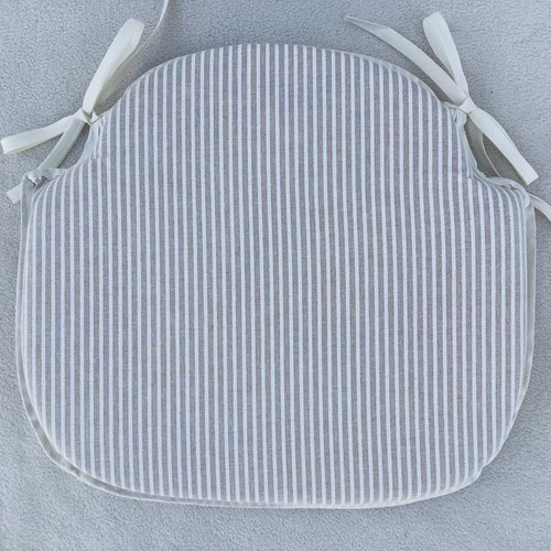 White beige ticking - white, &