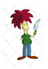 Pre Cut Sideshow Bob, Simpsons