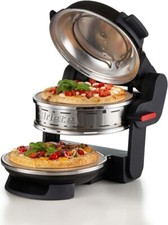 Ariete 9270 Double Pizza Oven, Fast Cooking Pizza in 4 Minutes - Black Brand New