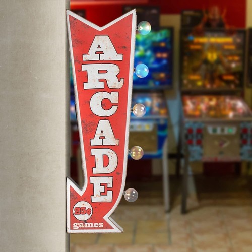 Arcade vintage style rustic - style,
