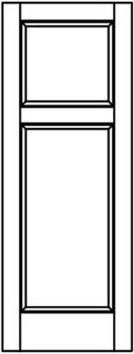 Panel square reverse stile - 2,