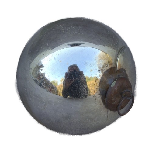 Antique witches ball hand