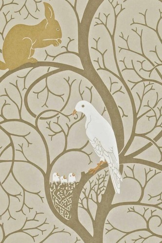 Sanderson squirrel and dove - sanderson,