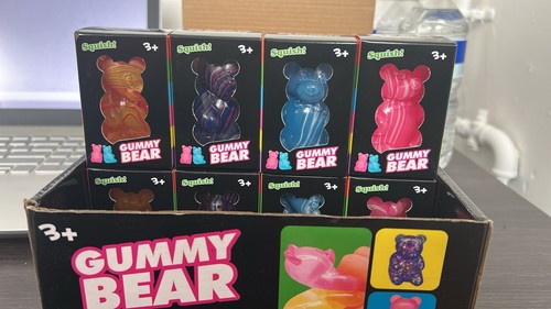 Gummy bear squishy stress ball - bear,