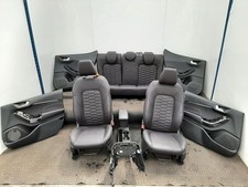 2019 FORD FIESTA Mk8 Leather Heated Front & Rear Seats Interior + Door Cards