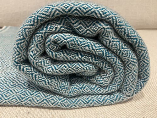 Turquoise mix cashmere sofa - mix,