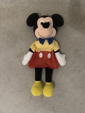 Vintage Mickey Mouse Soft Toy