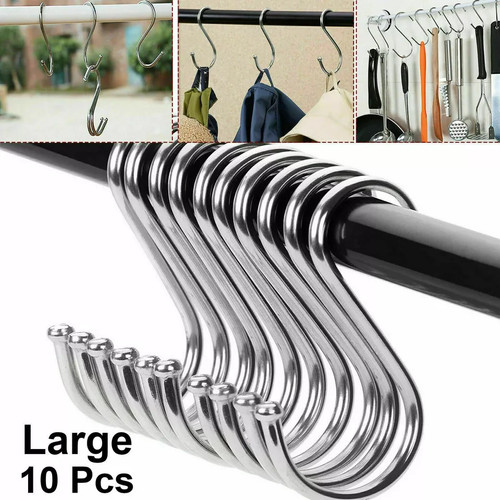 Hooks stainless steel - 10, x