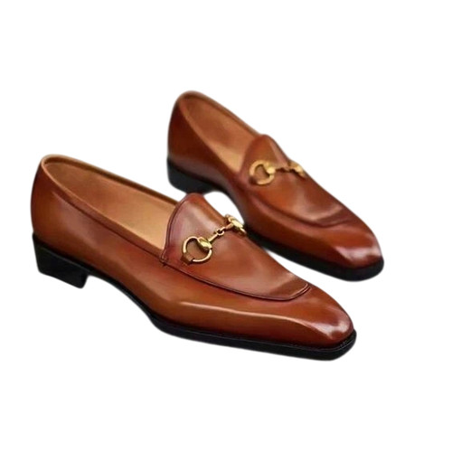 Handmade brown loafers - handmade,