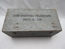 Vintage gun sighting telescope