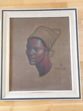 VLADIMIR TRETCHIKOFF: 'ZULU MAIDEN' - FRAMED PRINT - SIGNED BY ARTIST - 1950s