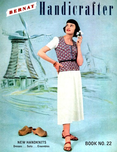Enormous 1940 wwii knitting - enormous,