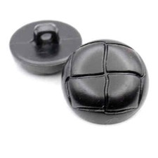 BLACK LEATHER EFFECT FOOTBALL