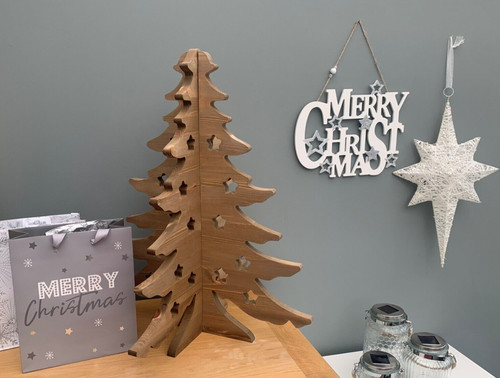 Wooden christmas tree eco - christmas,