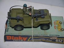 Vintage 1970's Dinky 612 - U.S. Commando Willys Army Jeep