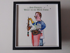 Bryn Parry Shooting print '...And What To Do With Them' Pheasant Plucker FRAMED