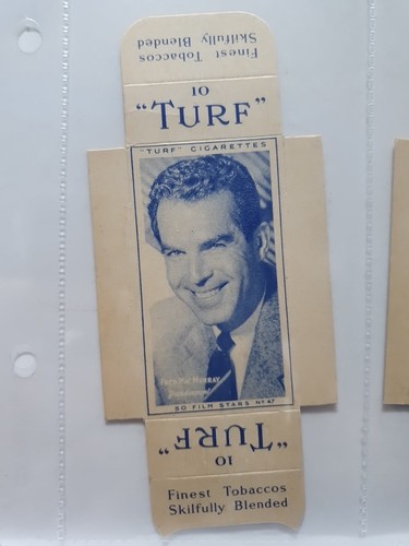 Turf cigarette card box film - turf,