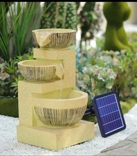 1pc Solar 3 Tier Bowl Outdoors