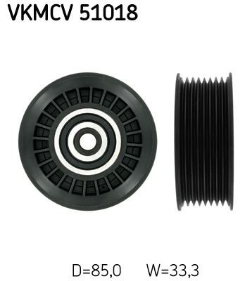 Ribbed belt deflection - v-ribbed,