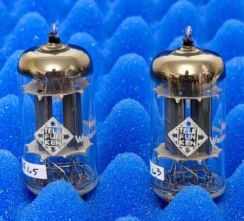 Two telefunken 12ax7 tubes - two,