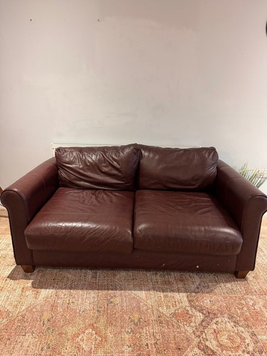 John lewis leather sofa medium - lewis,