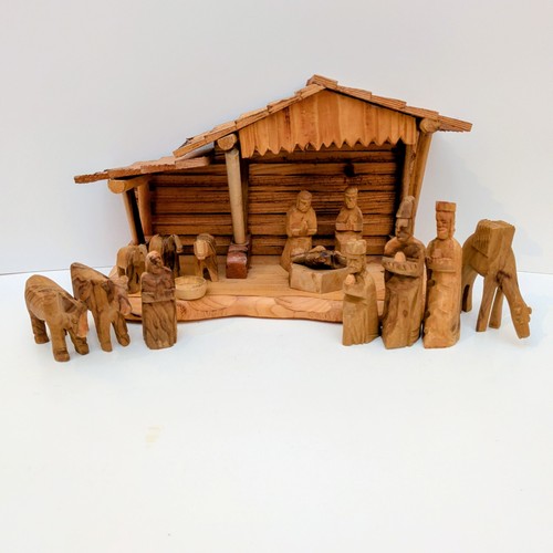 Vintage piece nativity set - 15,