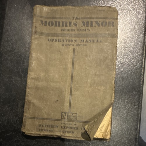 Morris minor operation - morris,