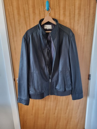 Reiss men leather - men's, jacket