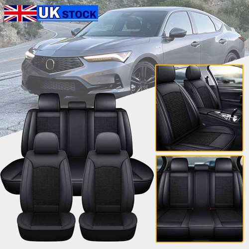 Black seat leather full - 5-seat,