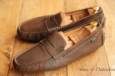 Loake Herbert Rough Out Suede Driving Shoes Loafers Men's UK 9 EU 43 US 10