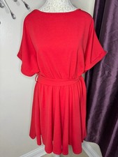 Boohoo Striking Red Stretchy