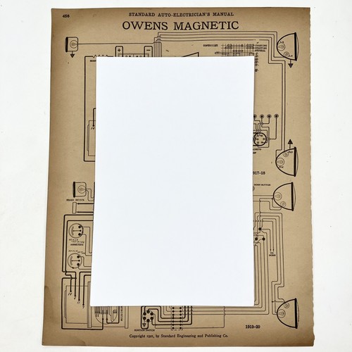 Vtg owens magnetic s l - &, u.s.l
